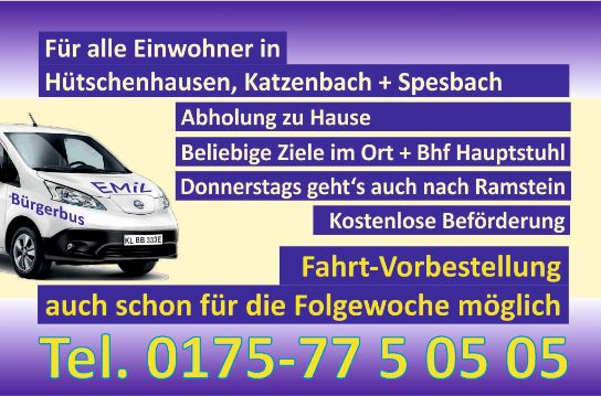 Informationen über den Bürgerbus Emil