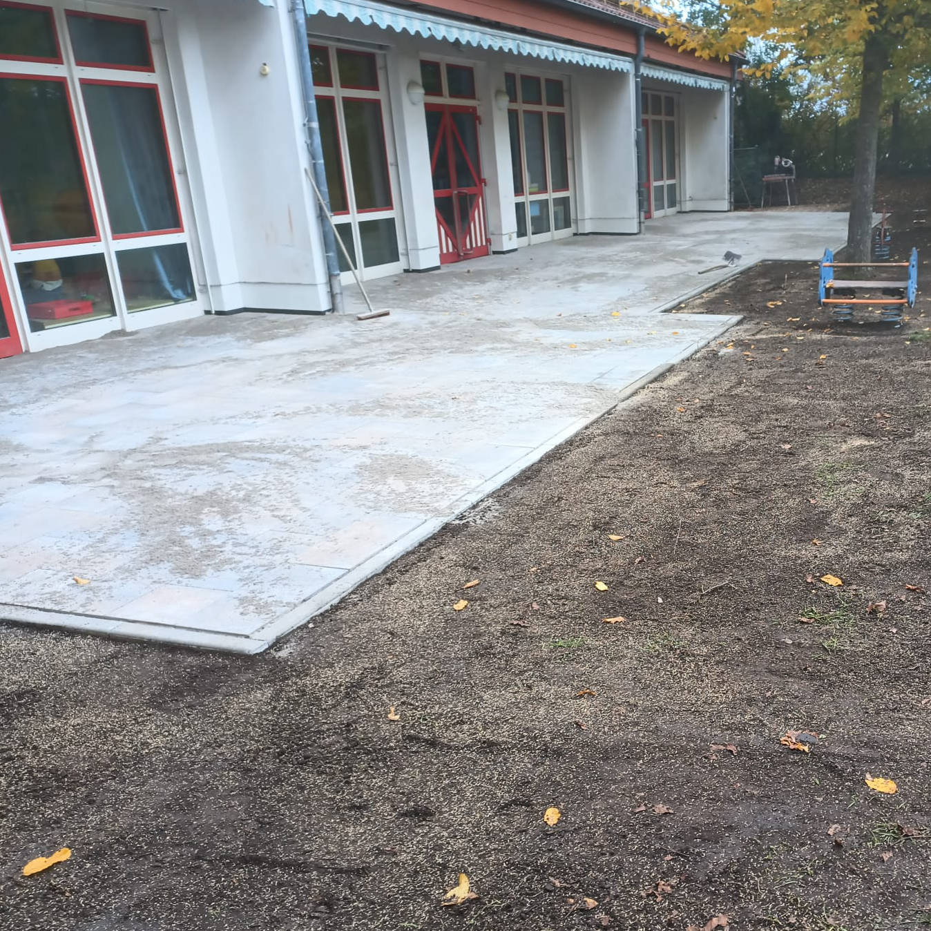 Neuer Außenbereich in der Villa Kunterbunt