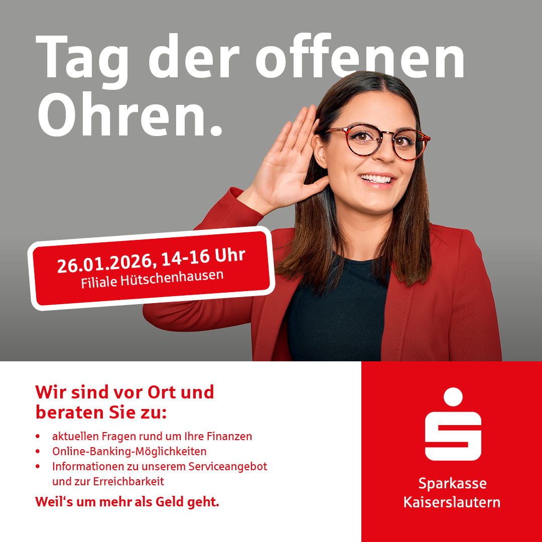 Sparkasse lädt zum "Tag der offenen Ohren"