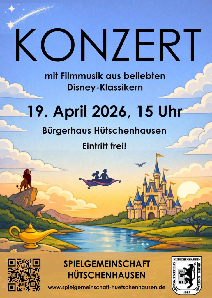Plakat für das Konzert