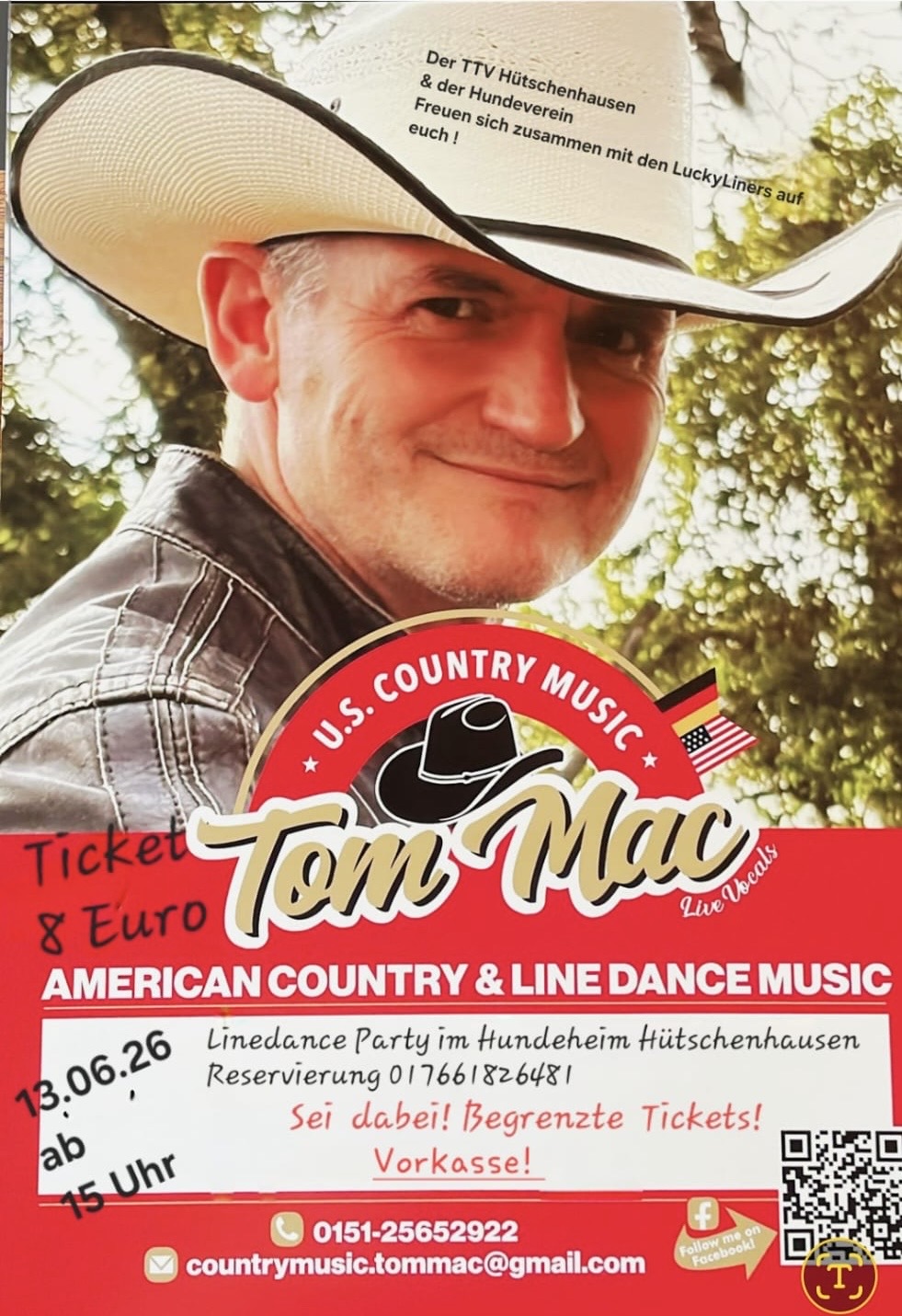 Line Dance Party im Hundeheim Hütschenhausen
