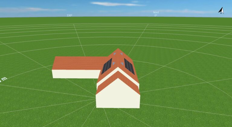 Projektplanung für das Bürgerhaus Hütschenhausen (Abb: PV*Sol, IET)