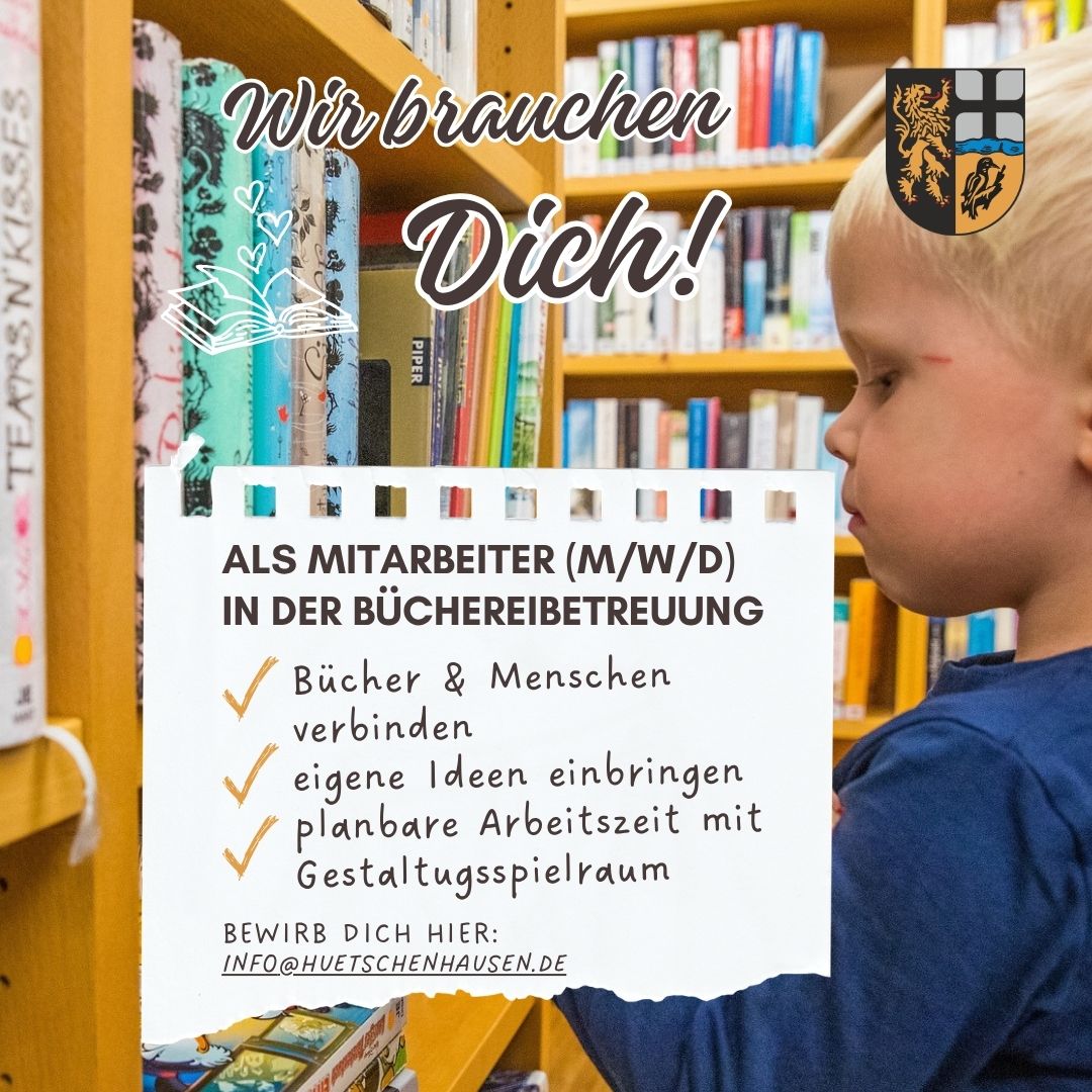 Stellenausschreibung: BüchereimitarbeiterIn