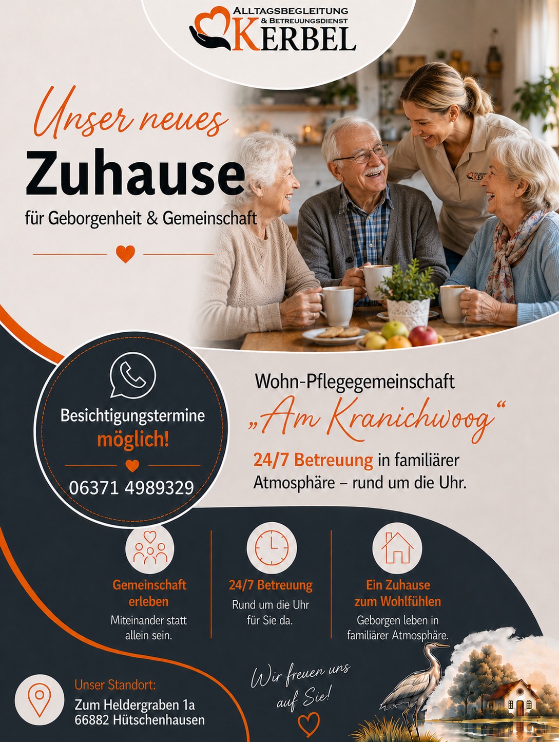 Wohn-Pflegegemeinschaft "Am Kranichwoog" in Hütschenhausen eröffnet