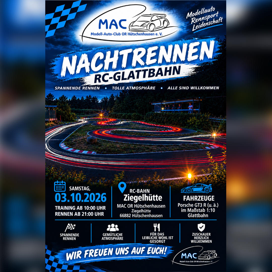 Nachts beim MAC OR Hütschenhausen!