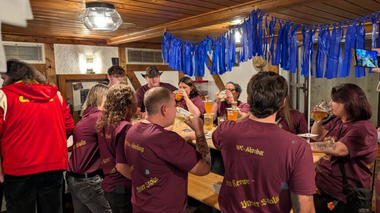 Eichung der Straußjugend (Foto: OG HH, AW)