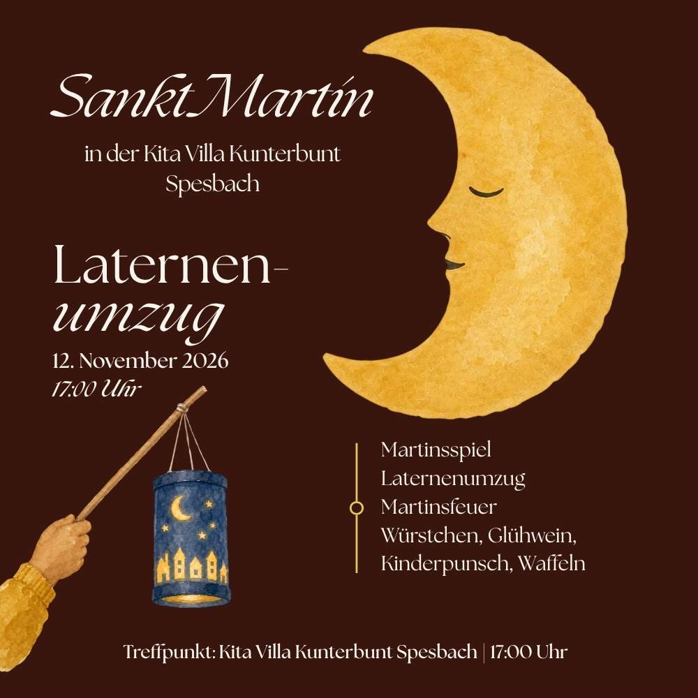 Einladung zum Sankt-Martins-Fest in der Kita Villa Kunterbunt